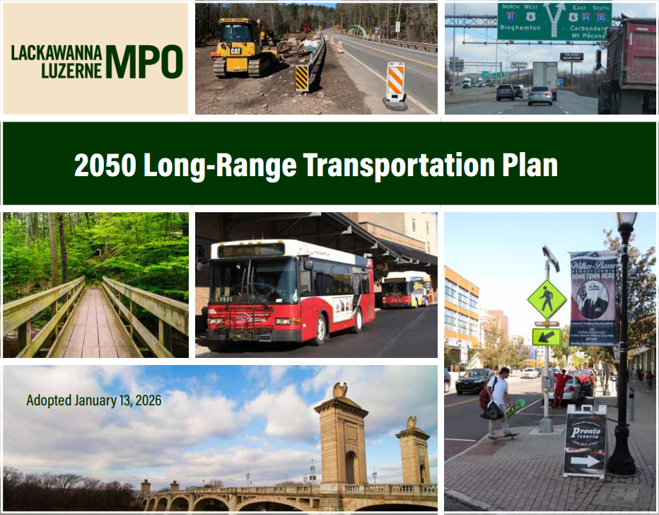 2050 Long-Range Transportation Plan for Lackawanna and Luzerne Counties, Finalized
